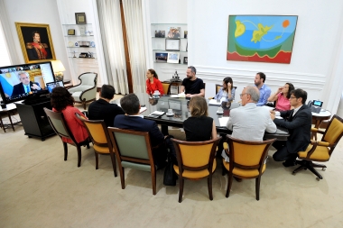 Seguimiento del Coronavirus: Kicillof hizo una teleconferencia con Alberto Fernández