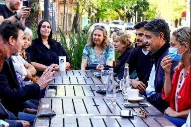 Jorge Macri visitó San Fernando y Tigre junto a candidatos de Juntos