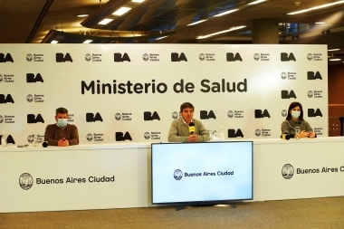 Quirós anunció que la Ciudad priorizará la aplicación de segundas dosis