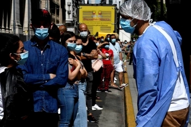 Nuevo pico: se registraron 134.439 contagios de coronavirus en la Argentina