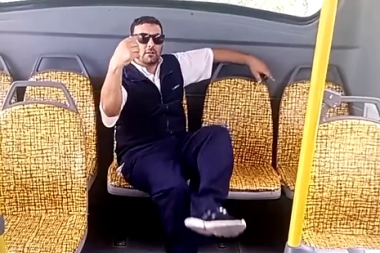 Viral: mirá los ingeniosos videos en Instagram de un chofer de colectivo del Conurbano
