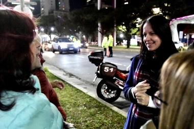 Con el apoyo de Madres del Dolor, Soledad Martínez endureció los controles viales en Vicente López