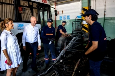 Larreta y Acuña supervisaron prácticas profesionales de alumnos de escuelas técnicas