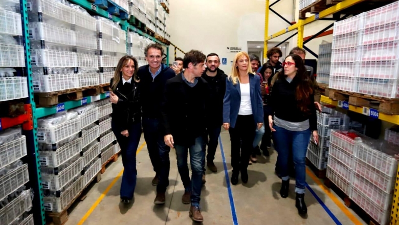 Kicillof, Magario y Malena Galmarini se reunieron con empresarios y comerciantes en San Martín