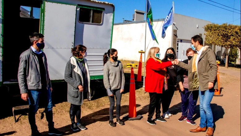 Petrecca presentó el Destacamento Móvil para el barrio Bicentenario de Junín