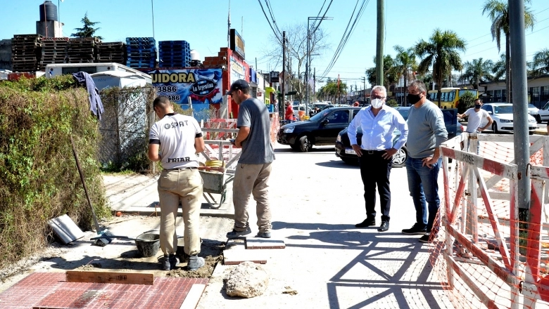 Zamora destacó obras que “mejoran la circulación y la seguridad” de Tigre