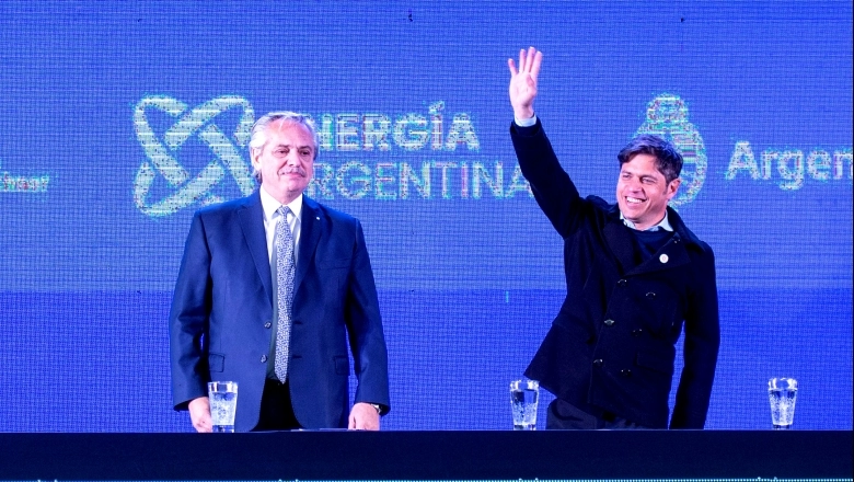 Alberto, Massa y Kicillof juntos: presentaron el gasoducto Néstor Kirchner en Salliqueló