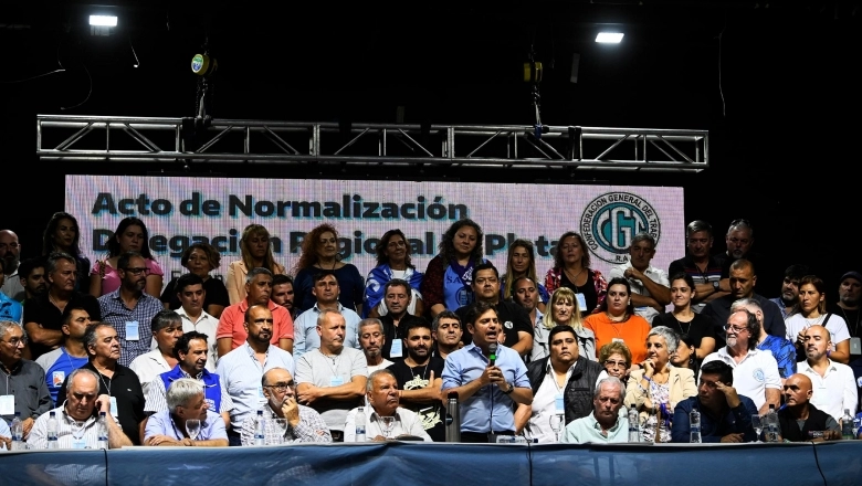 Kicillof recibió apoyo de la CGT para su reelección y la candidatura de Julio Alak en La Plata