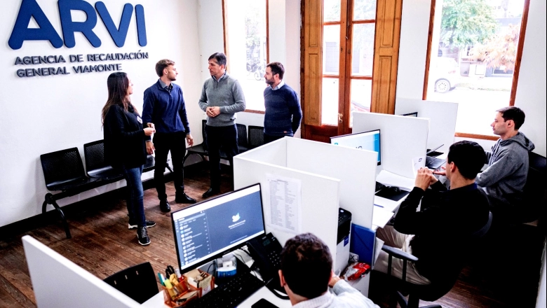 Flexas puso en funciones a ARVI, la nueva agencia de recaudación para General Viamonte