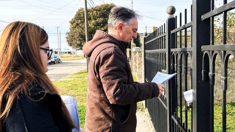 Garate anunció un operativo domiciliario con fines de escrituración social para Tres Arroyos