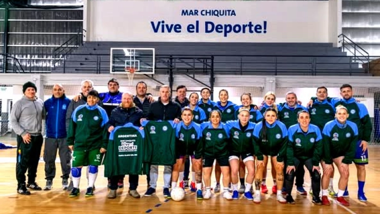 Mar Chiquita empezó a disfrutar a pleno del Mundial Femenino de Fútbol de Salón 2025