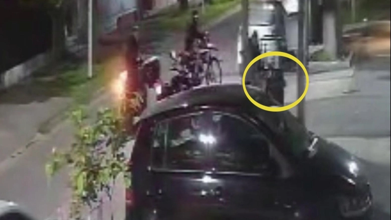 Motociclista sufrió un violento ataque de motochorros en Merlo