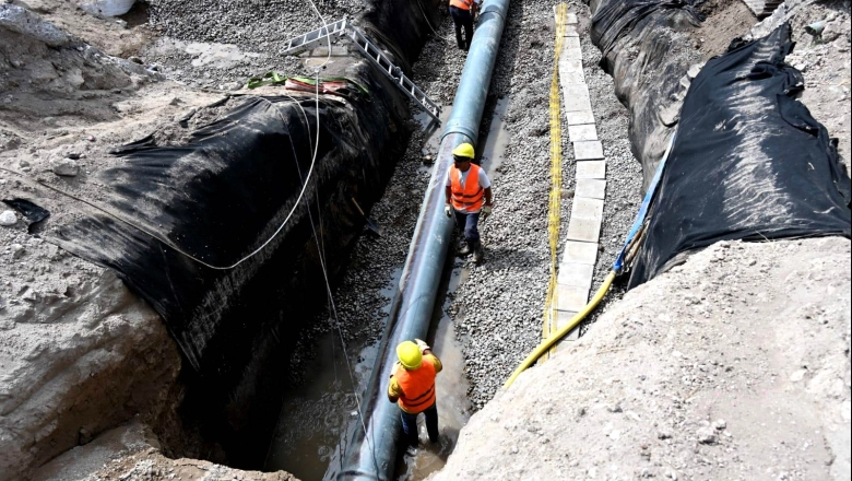 Canal Maldonado: avanzan las obras en puentes Don Bosco y Pampa Central de Bahía Blanca
