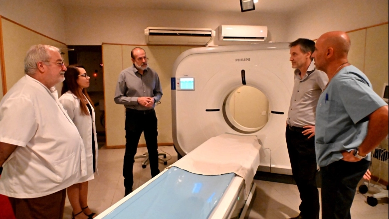 Donación de La Renga: Bahía Blanca sumó un tomógrafo para el hospital municipal