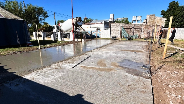 Chaves: Lucía Gómez anunció avances en la obra del SUM del Jardín Nº902 de De La Garma