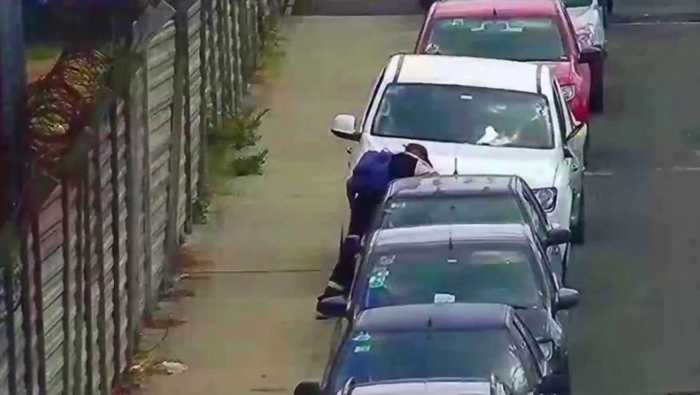 Pretendía abrir autos estacionados y fue captado por las cámaras de vigilancia del COT