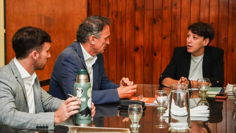 Lucía Gómez recibió a Katopodis para repasar obras y proyectos para Adolfo Gonzales Chaves