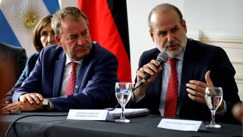 Susbielles recibió al embajador alemán y lanzó una campaña conjunta para relanzar a Bahía Blanca