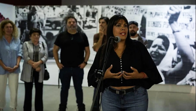 Eva Mieri participó de la reinauguración del Museo Roverano con una muestra a 50 años del Golpe de Estado