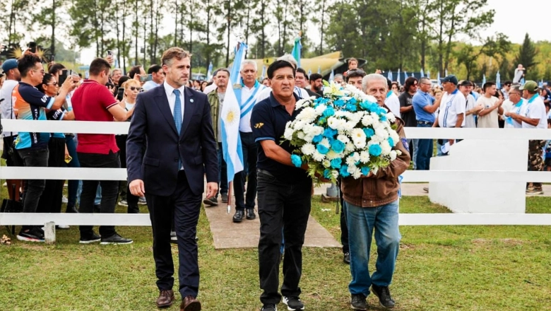 Achával encabezó el acto conmemorativo por el 2 de Abril en Pilar: "Malvinas nos dejó valores”