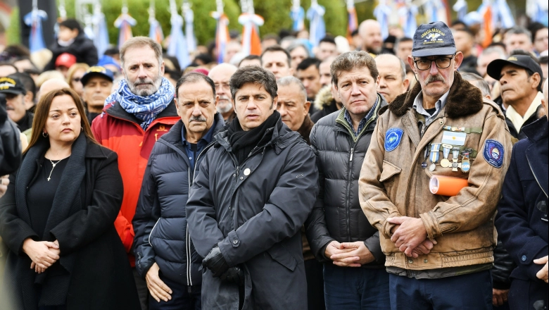 Desde Ushuaia: Kicillof participó del acto por el Día de los Veteranos y los Caídos en Malvinas