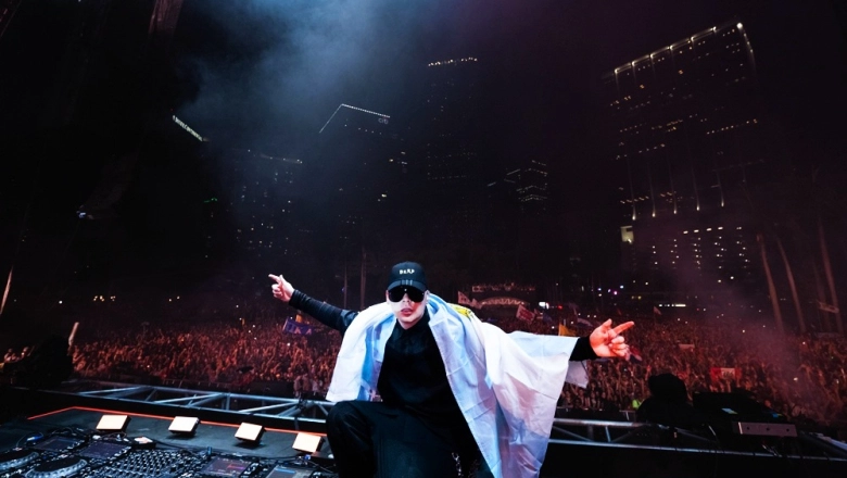 Junto a Daddy Yankee y Skrillex: Bizarrap la rompió en Miami con un show cargado de invitados de lujo