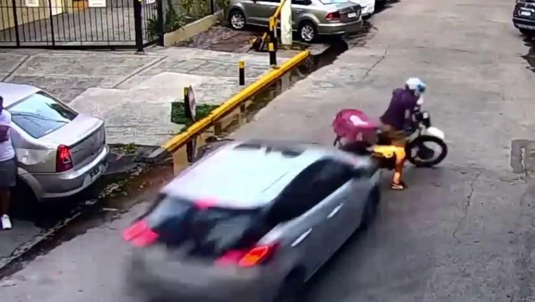 Una inesperada maniobra provocó un choque en el centro de Tigre