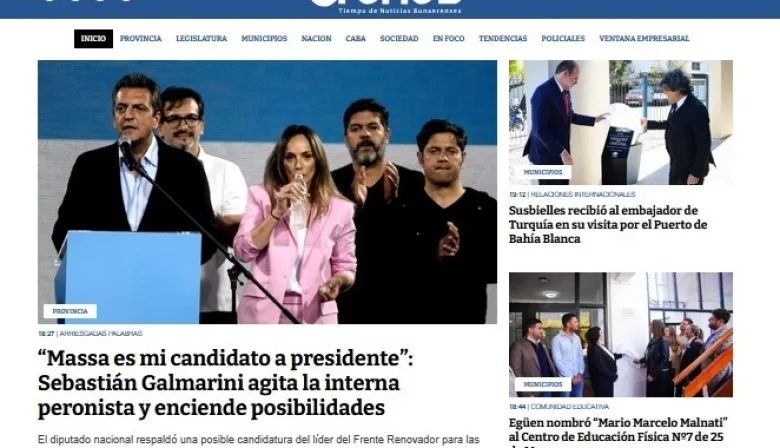 Cronos Noticias relanzó su sitio web con una propuesta visual totalmente renovada