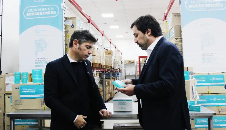 Kicillof recorrió obras en el Rossi y un mensaje contra la motosierra de Milei en la salud