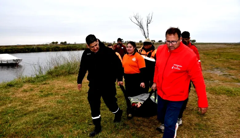 25 de Mayo: Defensa Civil participó de una jornada de capacitación en búsqueda y rescate
