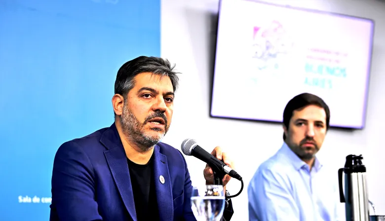 Con un clipping y sin mencionar la crisis del IOMA, Bianco y Krepak explicaron la crisis económica y sanitaria
