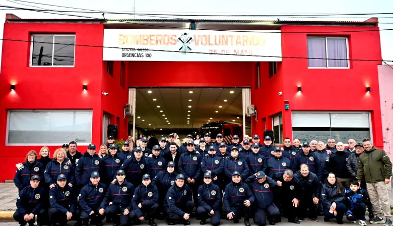 Egüen anunció un beneficio que impacta a los bomberos voluntarios de 25 de Mayo