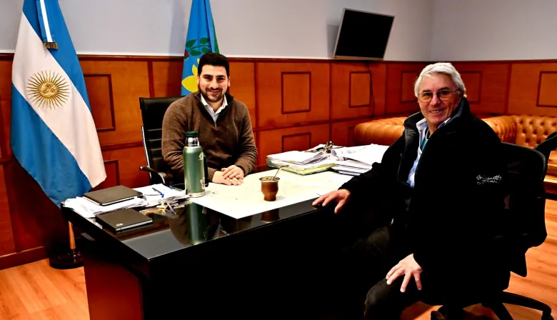 El intendente Egüen se reunió con el presidente del Tiro Federal Argentino de 25 de Mayo