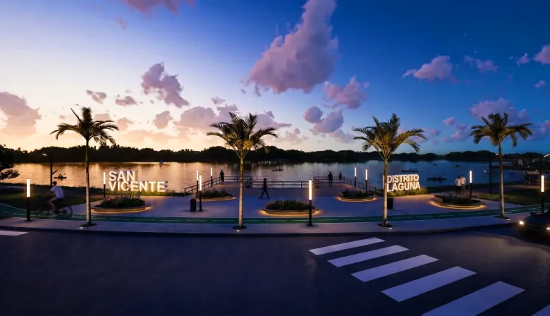 Mantegazza presentó Distrito Laguna, el plan para potenciar el turismo y la producción en San Vicente