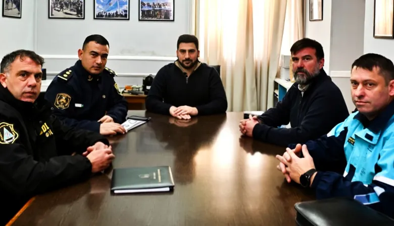 Egüen recibió a las autoridades policiales de 25 de Mayo y destacó el trabajo en materia de seguridad