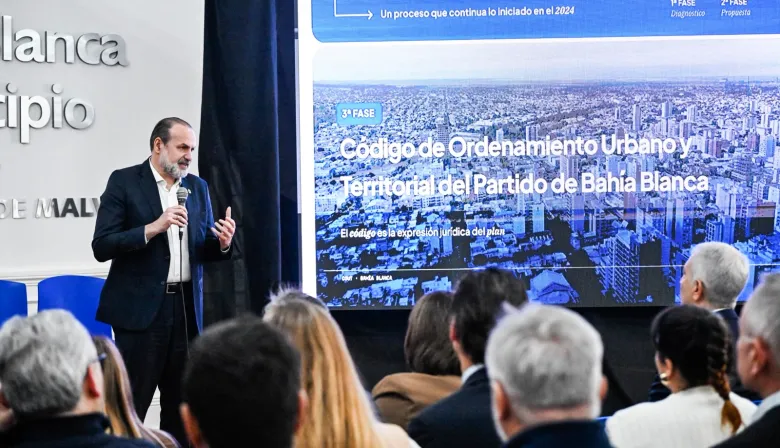 De cara al bicentenario, Susbielles presentó el nuevo Código de Ordenamiento Urbano y Territorial para Bahía Blanca