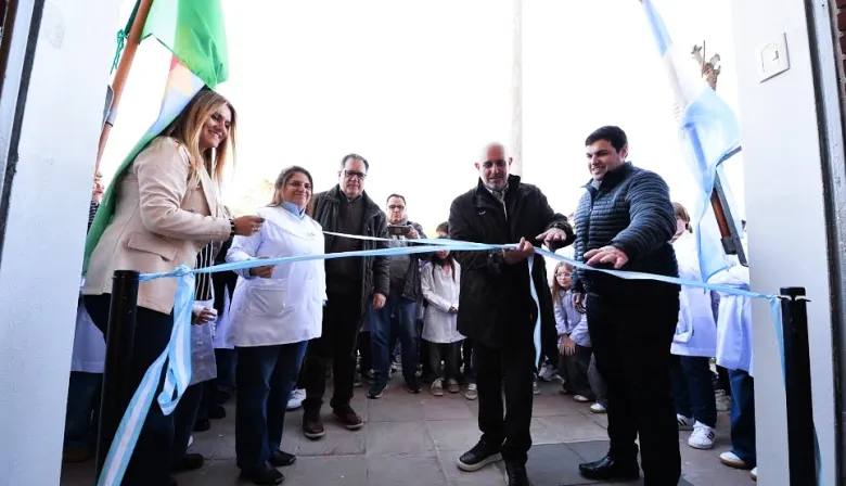 Alexis Guerrera inauguró una obra escolar en General Pinto y dejó un mensaje comunitario