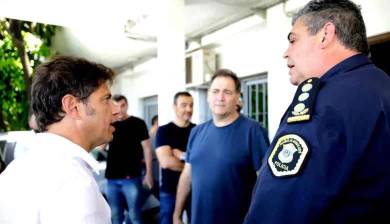 Con el estado de la policía como eje: el ministro de Seguridad de Kicillof volvió a chocar con el Gobierno de Milei