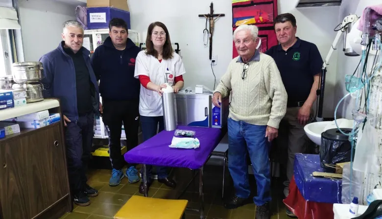 Chaves Municipio entregó nuevo equipamiento a la Sala de Primeros Auxilios de Juan Eulogio Barra