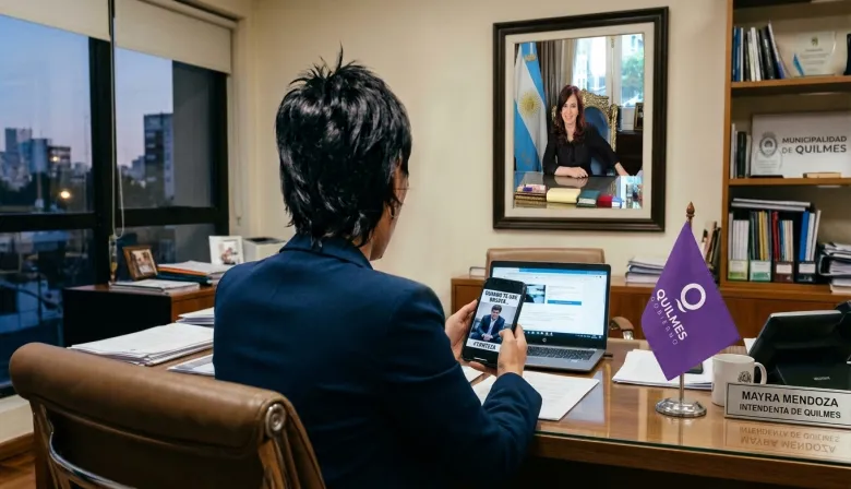 El sugestivo “Me Gusta” de Mayra Mendoza a una publicación contra Kicillof y el MDF