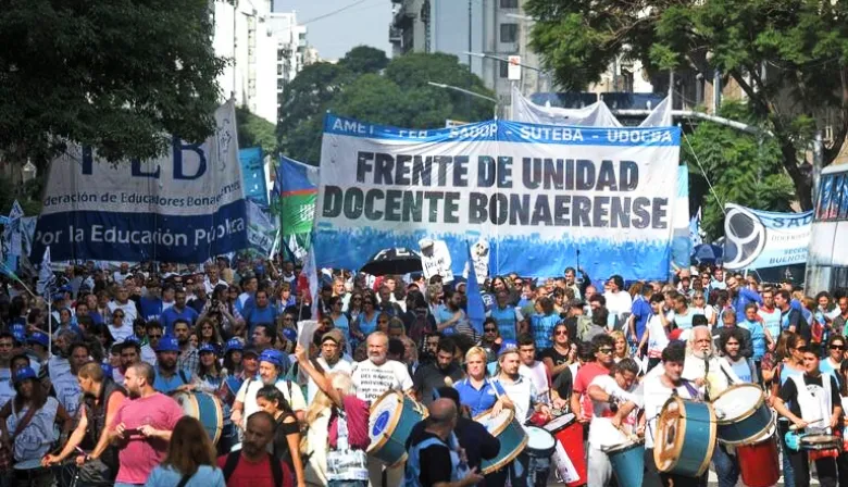 Paro docente con maniobra inédita: los gremios anuncian huelga, pero evitan mencionar a Kicillof
