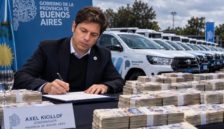En medio de la crisis, Kicillof desembolsará millones para renovar la flota de vehículos