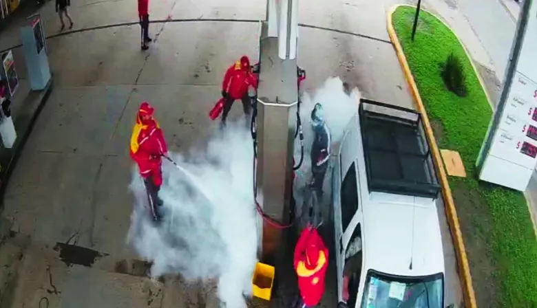 Pirómano intentó incendiar una estación de servicio en Merlo