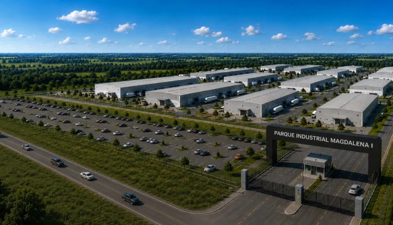 Hourcade impulsa el nuevo Parque Industrial de Magdalena: tierras escrituradas y obras