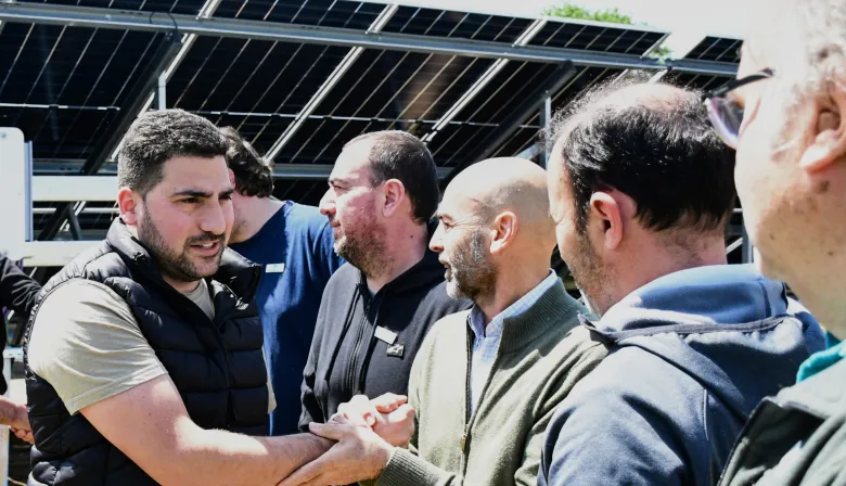 25 de Mayo: Egüen encabezó la inauguración del parque solar de Norberto de la Riestra