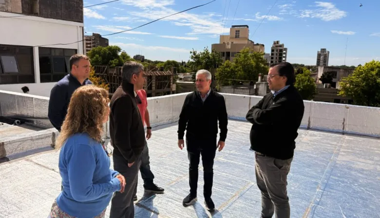 Javier Martínez anunció la finalizaron las obras de reparación y pintura en la Escuela Técnica Nº 2 de Pergamino