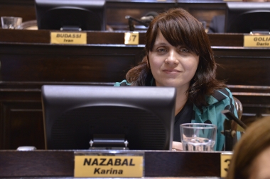 La Diputada Nazabal aseguró que la Ley de Paridad "amplía las posibilidades de elegir y ser elegidas"