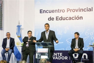 Massa se quejó que el Presupuesto 2017 de Vidal “no establezca la plata para los jardines desde los 3 años”