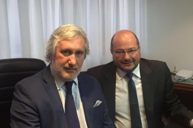 A la espera de su confirmación en la Procuración, Conte Grand dio una charla en San Martín