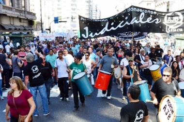 Los judiciales retoman las medidas de fuerza con un paro de 72 horas